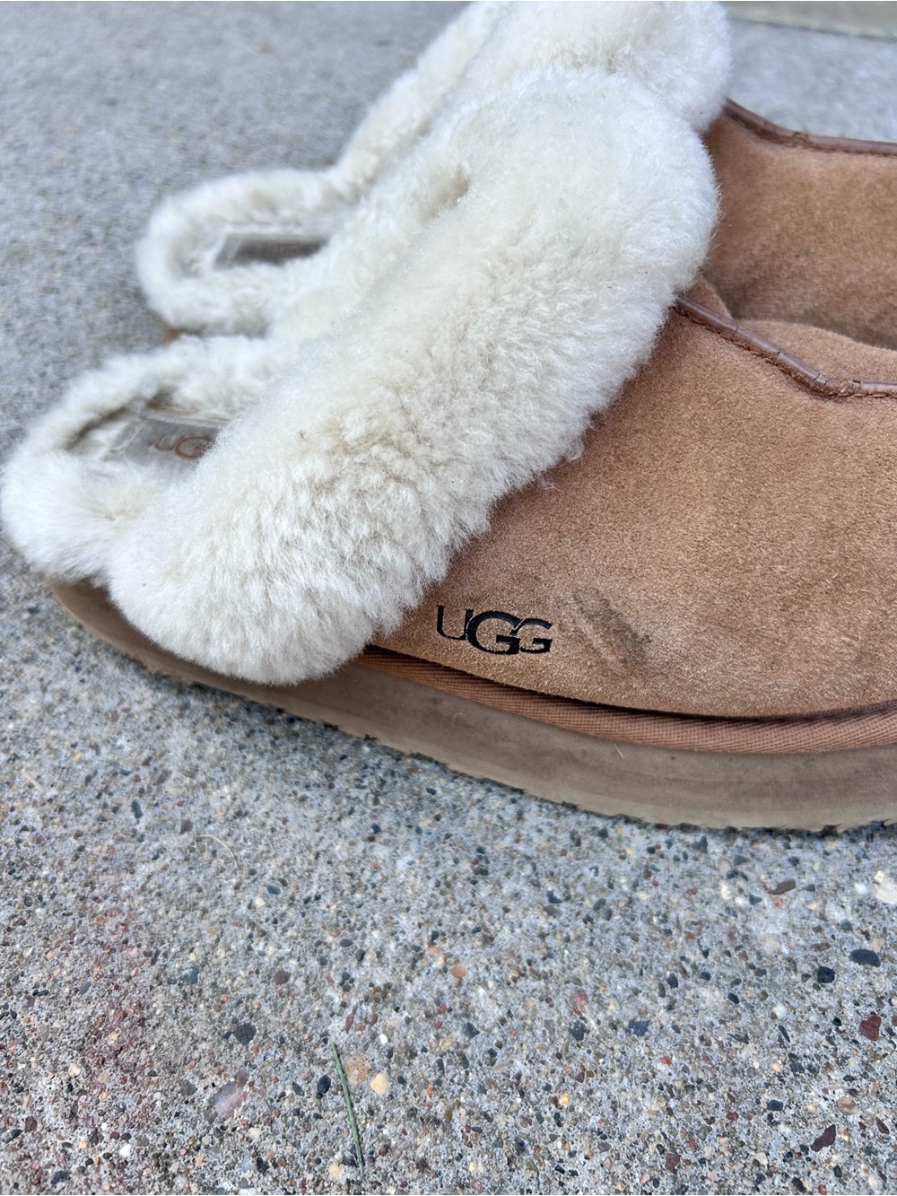 Ugg Women’s Disquette Sheepskin Slippers - Picture 3 of 7